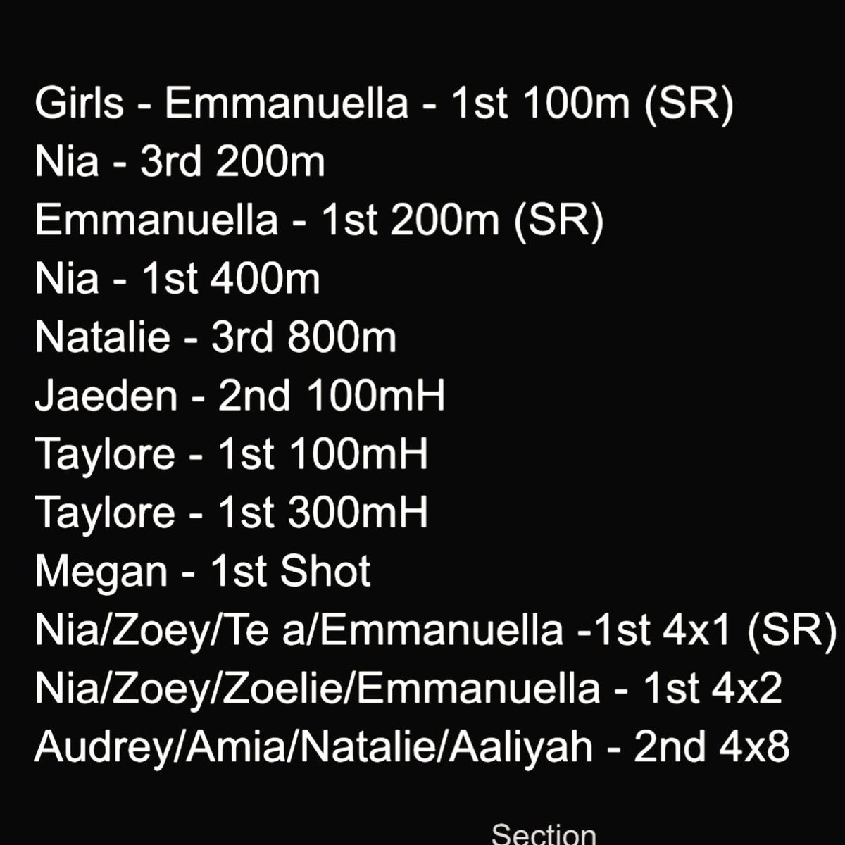 Huge thank you to everyone who came out and supported @sfwolvestandf at our home meet. Girls and boys both came out with the win. #FeedThePack #GoSFWolves