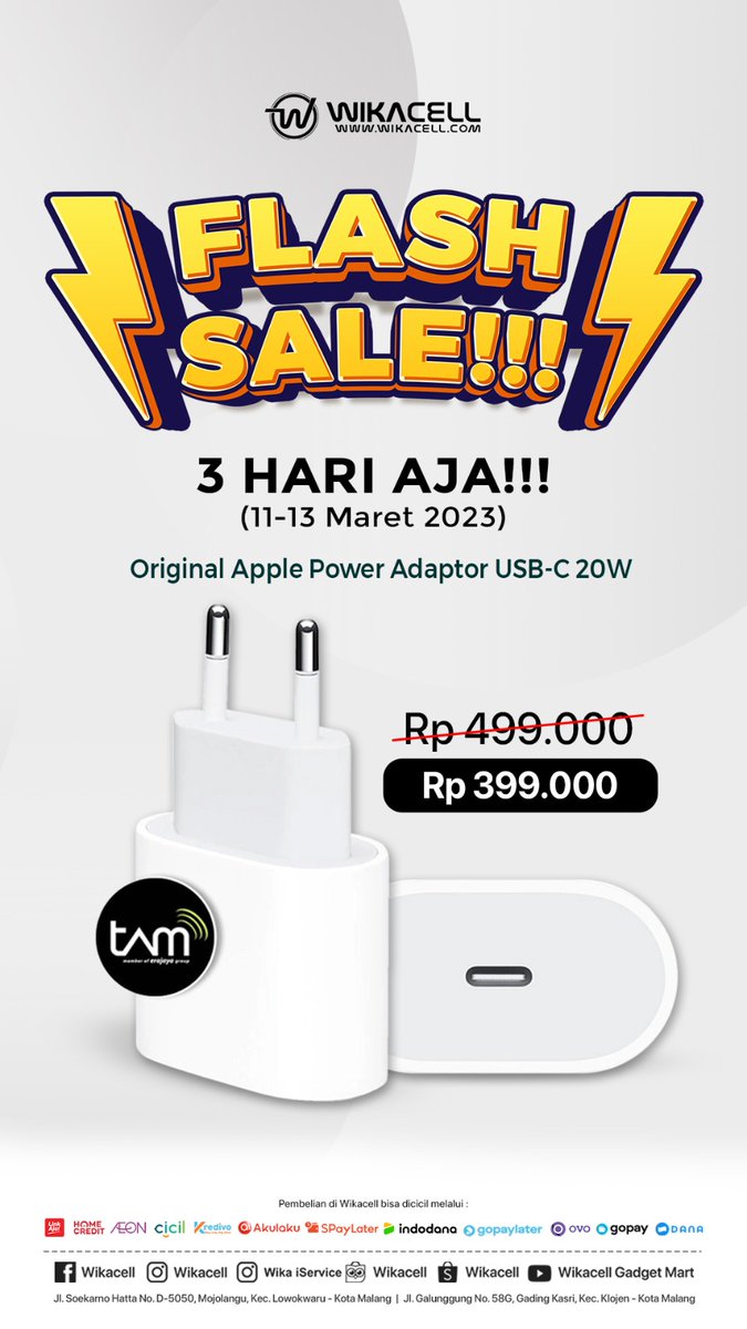 ORI APPLE , GARANSI RESMI TAM/IBOX!!
Buruan Jangan sampai kehabisan yaaa 😊

<a href="/yusufgunawan/">Yusuf Gunawan</a> <a href="/kepanjen_kita/">#WalikotaKepanjen</a>
