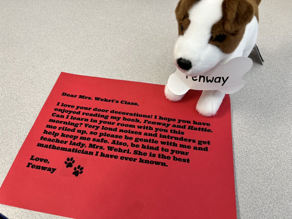 No bones about it! Our school can’t get enough of Fenway and Hattie!! 🐾 #OneBookOneSchool <a href="/readtothem/">Read to Them</a> <a href="/DavisburgEl/">Davisburg Elementary</a>