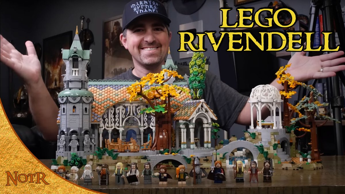 nerdoftherings1's tweet photo. Who is up for a Build &amp; Tour of LEGO Rivendell?!  This thing is AWESOME! 😍

WATCH>>>https://t.co/wZ1Kf5PFLy

Huge thank you to @LEGO_Group for sending me the set - not to mention for bringing LOTR back to #LEGO !
#LEGORivendell https://t.co/WH2AevvvDy