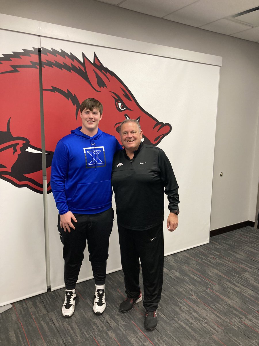 kattus_tucker's tweet photo. After a great conversation with @CoachSamPittman I am very excited to receive an offer to the University of Arkansas! @CoachCKennedy @DKief10 @COACHSPECHT28 #WPS https://t.co/K1BOY7erov