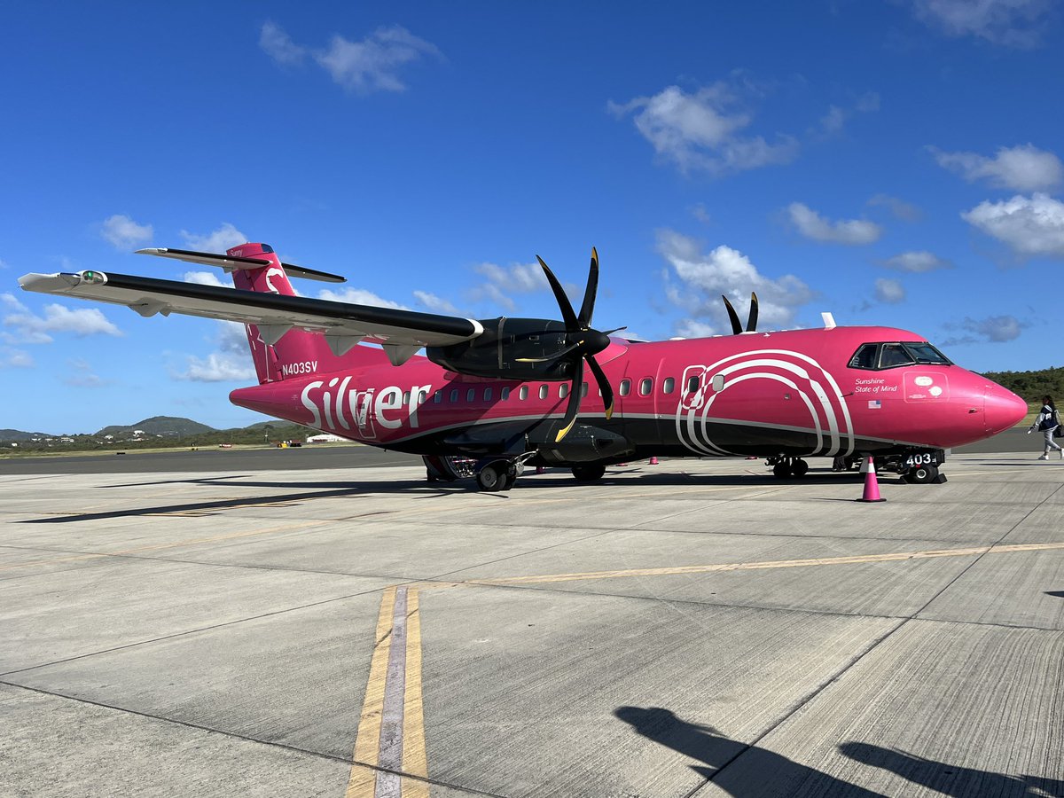 snoyesCPP's tweet photo. @silver_airways thanks for a great flight to and from STX and SJU this past week! https://t.co/aqo43Hi7Zp