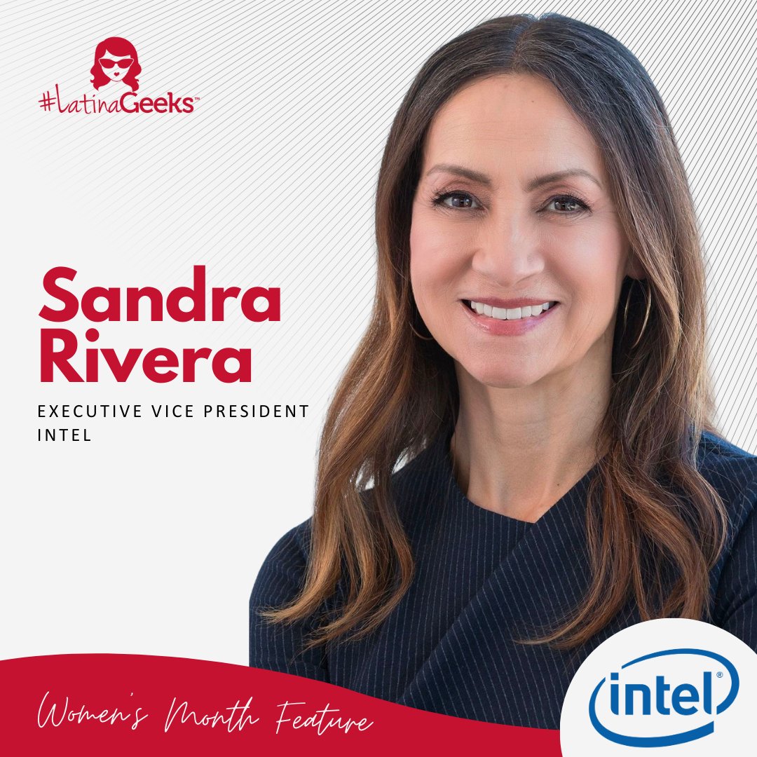 LatinaGeeks's tweet image. Sandra Rivera is the executive VP and general manager of the Data Center and AI Group at Intel Corporation. She leads Intel’s development of leadership data center products for a cloud-based world, including Intel® Xeon® and FPGA products. #LatinaGeeks #LatinasinAI #Intel