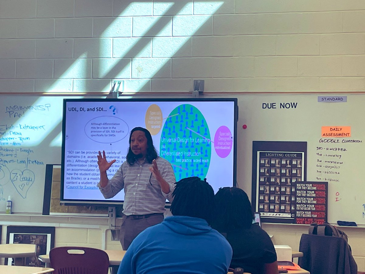 I had a wonderful time this afternoon discussing Specially Designed Instruction with Purpose Built Schools' special education staff.