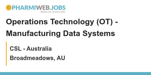 PharmaNews_Jobs's tweet image. Operations Technology (OT) - Manufacturing Data Systems - bit.ly/3yqZt0R

Looking for an exciting new role? Check out this #OperationsTechnology (OT) - #ManufacturingDataSystems position! Apply now: pharmiweb.jobs/job/1576292/op… #OT #ManufacturingData