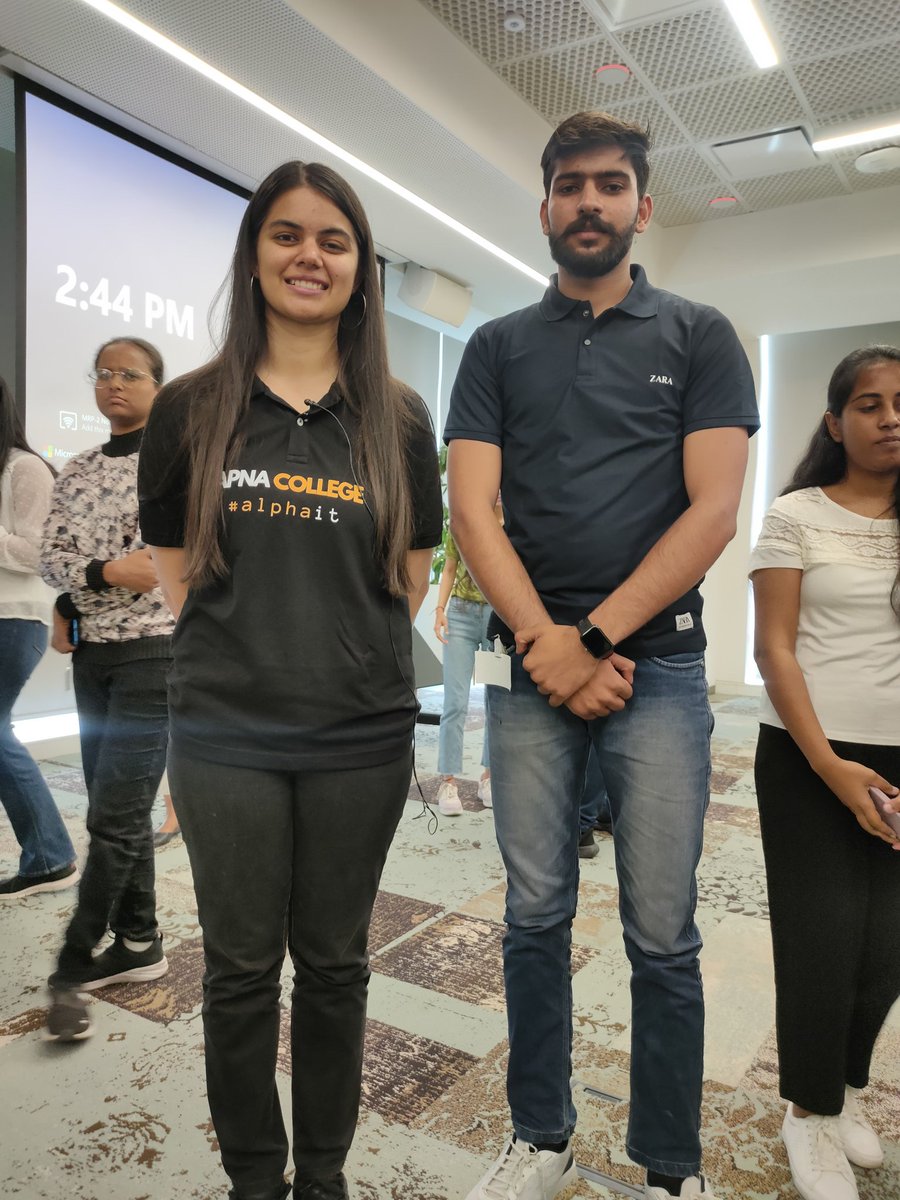 Shekhar745681's tweet photo. A session based on Open source contribution lastly Amazing session with my best teacher
In #microsoftnoida https://t.co/P8f7IFkW1y