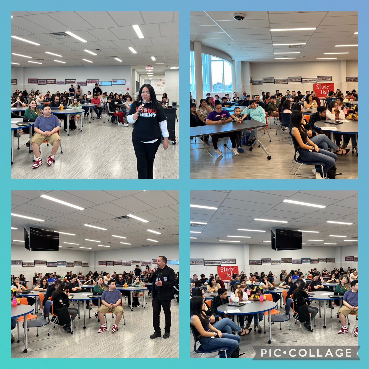 Finished SEC bridge camp with family engagement.  We had a full house and we were excited to meet our future SEC families. They learned about the expectations, played games and took a tour of the campus! 🐾❤️@FGerardo_SHS @CfernandezShs <a href="/Socorro_HS/">Ignacio Estorga</a>