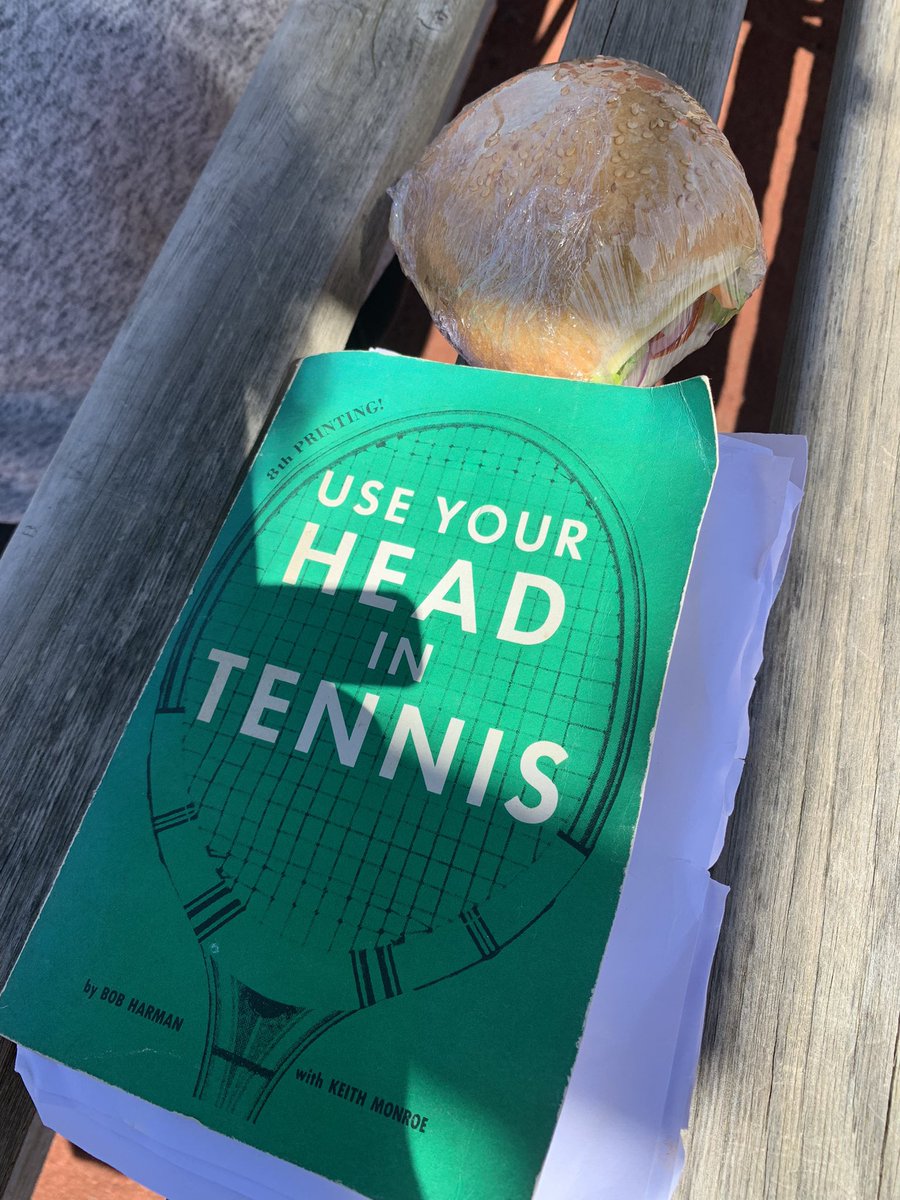 kimtren's tweet photo. Back playing first country tournament in years at Bairnsdale TC @TennisAustralia and loving the tips in one of dad’s old tennis books - 1966, by Bob Harman. https://t.co/KO3ul6zk3c