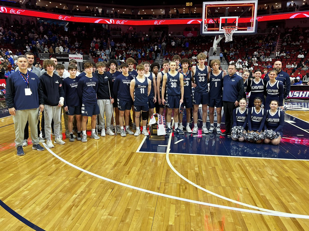 Heartbreaker in Des Moines as Saints fall 58-55 in the championship game. Great season, Saints! #WeAreXavier #ThankYouSeniors