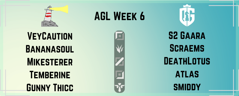 Tonight on twitch.tv/shininglightes… it is Week 6 of AGL action as SLOB takes on QGK!

Hop in, winner will be top of the division!