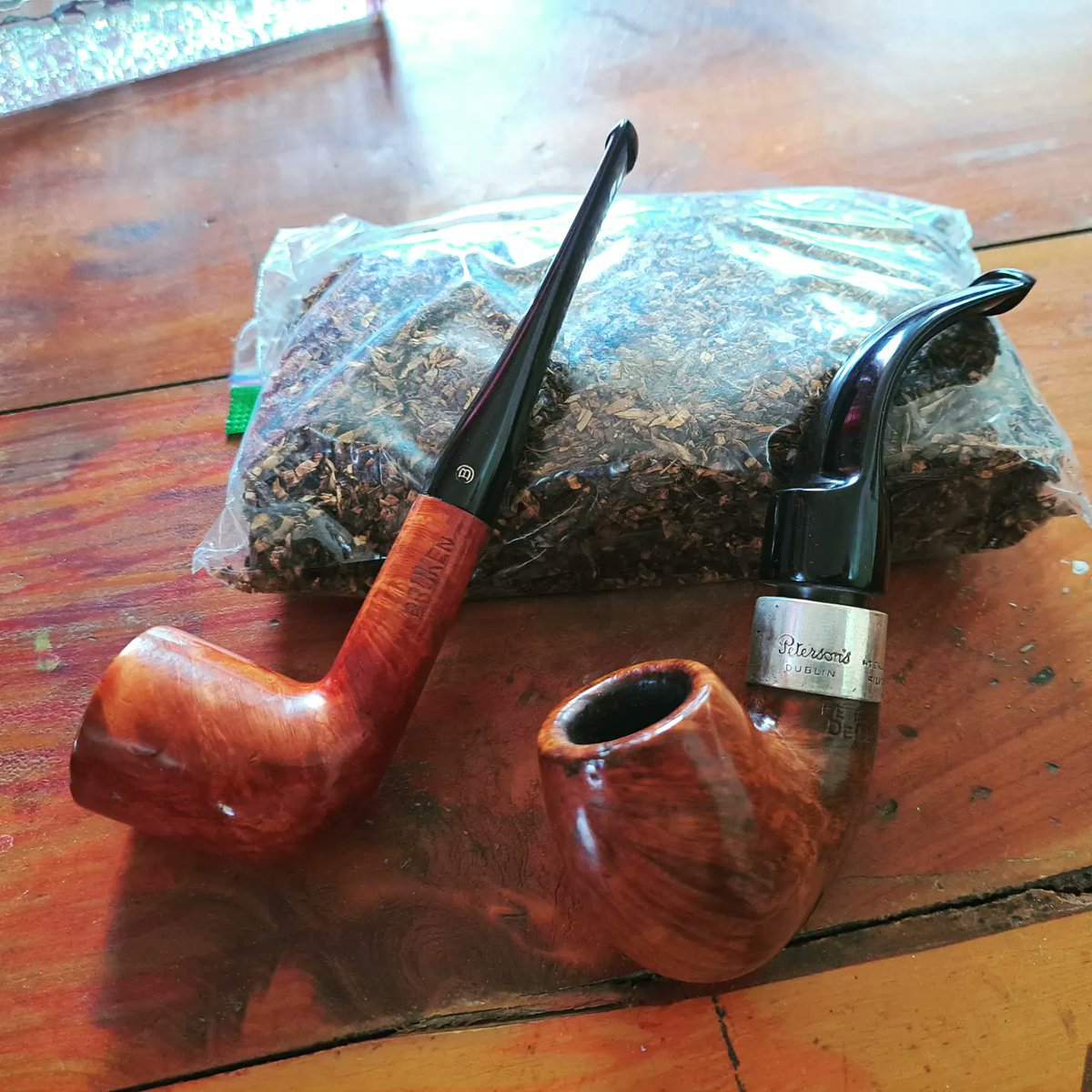 iPsic7's tweet photo. Peterson Deluxe System & Bruken pipe π₯π₯ #tabaco #pipe #peterson #bruken #Pipeline https://t.co/VoTRnwHqb5
