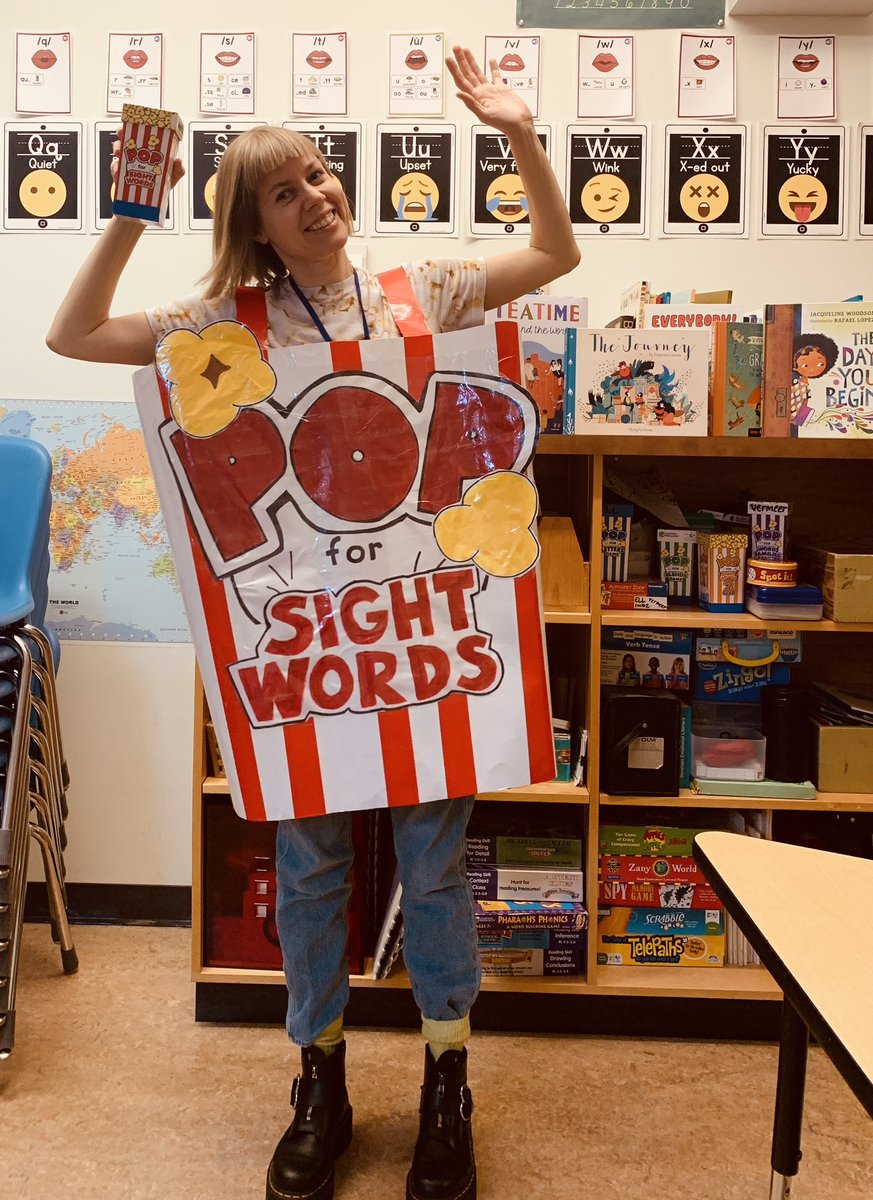 Dressed up as one of my fav games today for Games Day at school! <a href="/LearningHandsOn/">Learning Resources</a> , need any ambassadors? 🙃 #popforsightwords