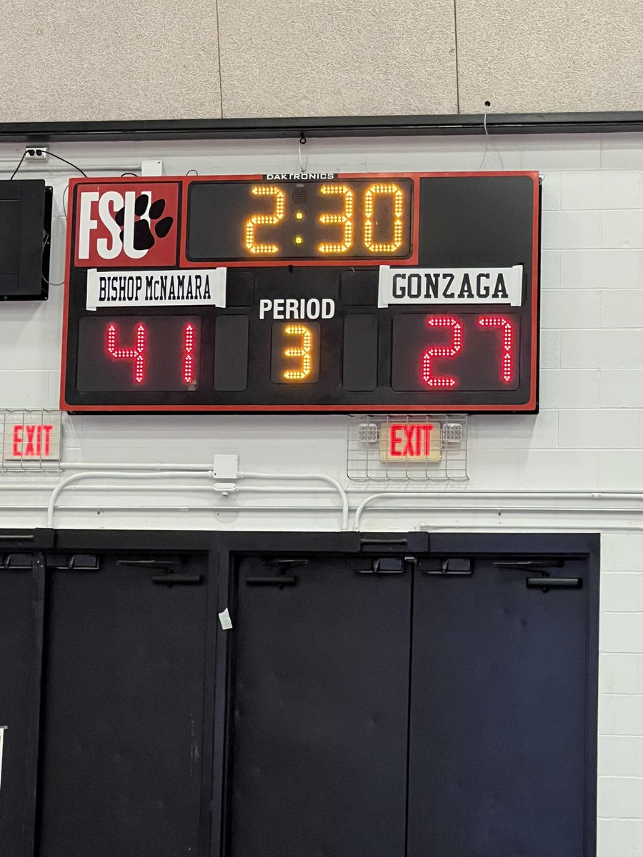 CapitolHoops's tweet photo. Big 2Q from @McNamaraHoops who leads @GonzagaHoops 41-27 at the half from @acit2023 https://t.co/hLmxKvkNOD