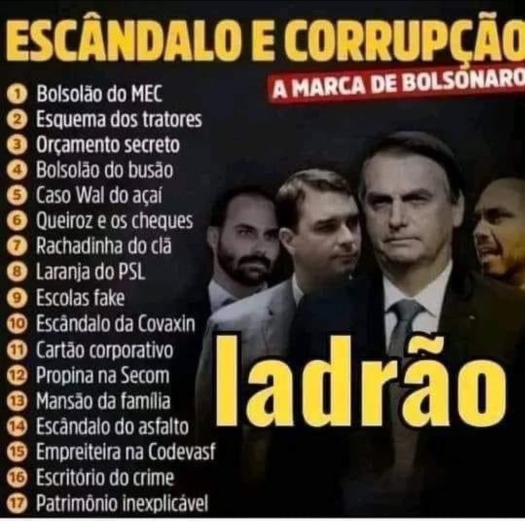 SibilaDF's tweet photo. BOLSONARO LADRÃO https://t.co/UWn7sULw89