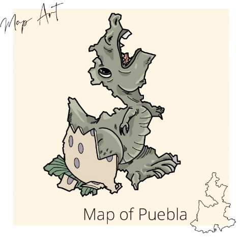 mapoteca_mx's tweet photo. #mapa de #Puebla  en la mente de Max Schörm

Ya llevamos 17 de 32.... ¿Cuál ha sido su favorito hasta ahora? https://t.co/7FIuschbnu