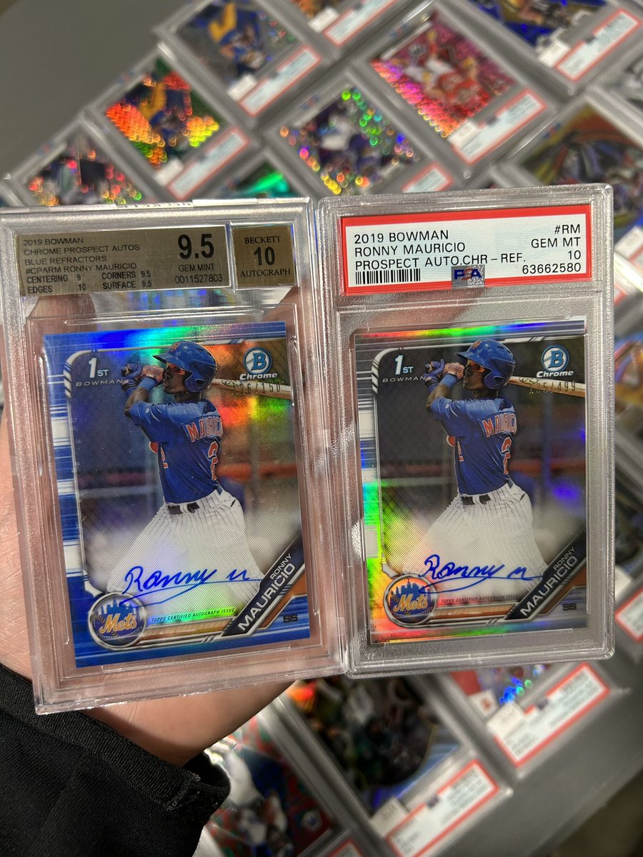 GameDayLv's tweet photo. Prospecting out in Nashville. Which prospects are you buying? 📈#BowmanChrome #RonnyMauricio https://t.co/2AOEUEg0xr