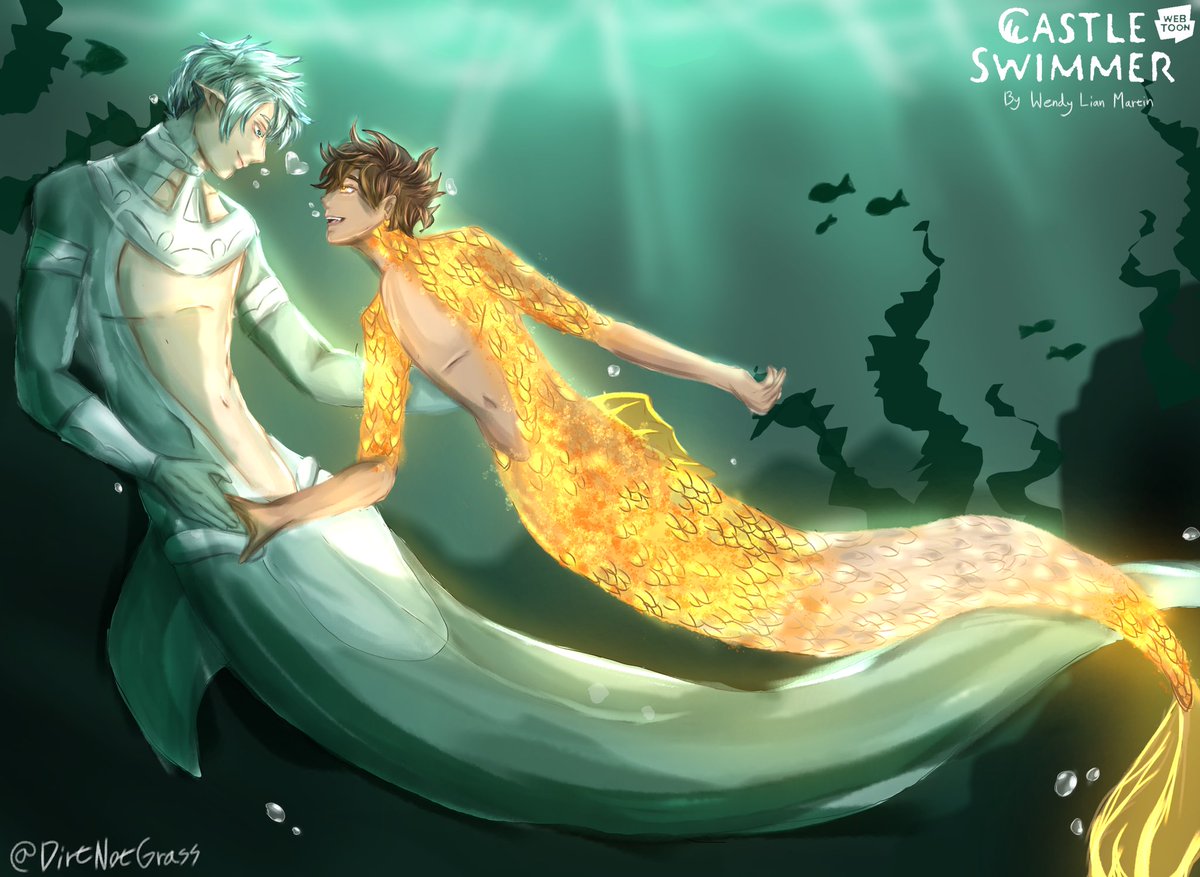 DirtNotGrass_'s tweet image. I love castle swimmer so much, just had to draw it.
@wendycomics #castleswimmer #webtoon #fanart
