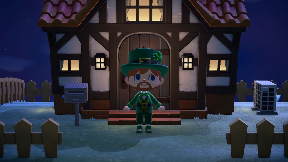 DigbyVFS_AC's tweet photo. I'm feeling rather Irish today #AnimalCrossing #ACNH #NintendoSwitch https://t.co/Ds5DRdjtAn