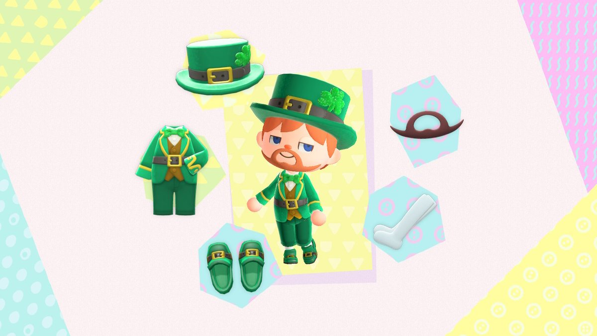 DigbyVFS_AC's tweet photo. I'm feeling rather Irish today #AnimalCrossing #ACNH #NintendoSwitch https://t.co/Ds5DRdjtAn