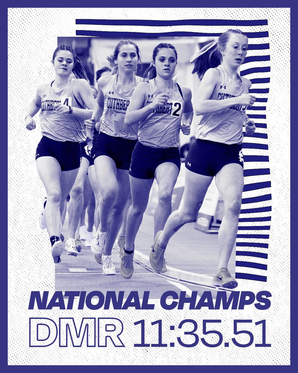 🇺🇸 DMR NATIONAL CHAMPIONS 🇺🇸

Great start to the weekend for the Cuthbertson girls (running as their club, Carolina Cavaliers) in Boston!

Alyssa➡️Justine➡️Charlotte➡️Stella run a US #1 11:35 to take the win over CNS of NY and Mountain Brook of AL

We are so proud 💫 <a href="/cuttytrack/">Dustin Allen</a>