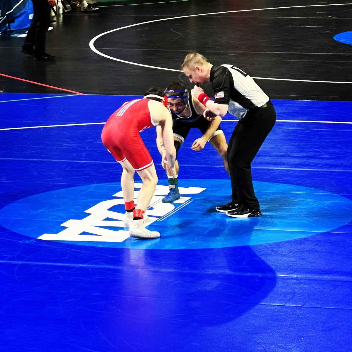 MillikinWrestle's tweet image. ALL-AMERICAN!!

Zac Blasioli secures his status as an All-American with a pin in the third period!

#LACL #NeverRunNeverWill
#d3wrestle