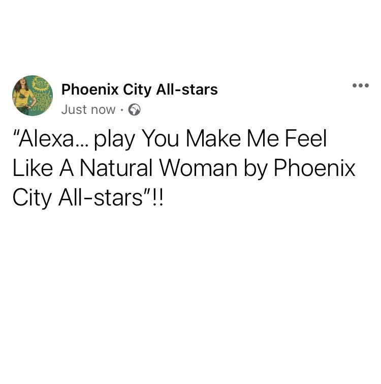 “Alexa… play You Make Me Feel Like A Natural Woman by Phoenix City All-stars”!!

#newsingle #rocksteadyisking #phoenixcityallstars #rocksteady #outdigitallytoday #comingsoononvinyl #premeringlive at #londoninternationalskafestival #lisf2023