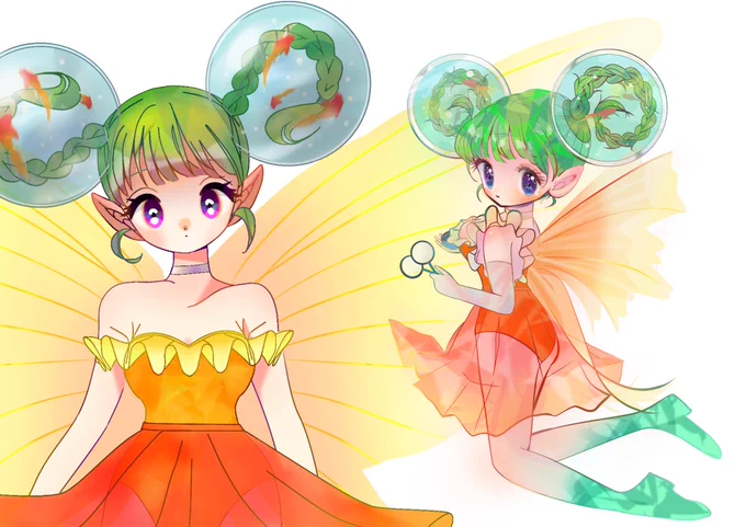 描けるけどあまり頻繁には描かないだけでデジタルもやるよー!(最近はアナログと五分五分)こんなのも描けるよー! 