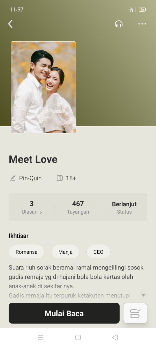 Romance.. persahabatan.. konflik.. comedy.. keluarga.. mengandung bawang Bombay juga..
Cari cerita ini hanya di 
Fizzo novel..