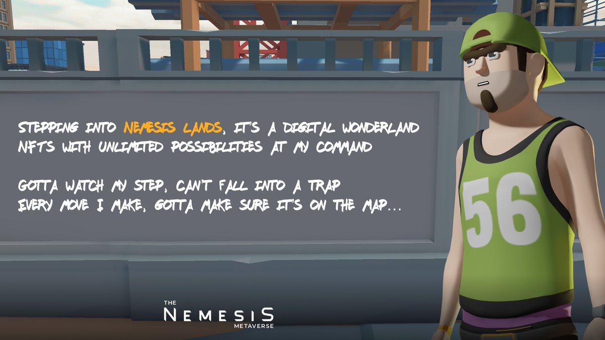 Nemixar's tweet photo. … Nemesis lands, a world of my own creation 
With NFTs, I'm limitless, there's no limitation 
A trap song for the ages, I'll keep on making 
In this digital wonderland, my dreams are for the taking 

This is #Trapverse 👊

#TheNemesis #Metaverse #land #NFT https://t.co/hfmMK6ViLY