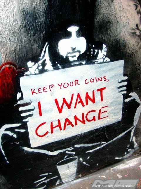 Gntgraphics's tweet photo. #streetart #graffitiart #iwantchange https://t.co/nrOLwIzmFi