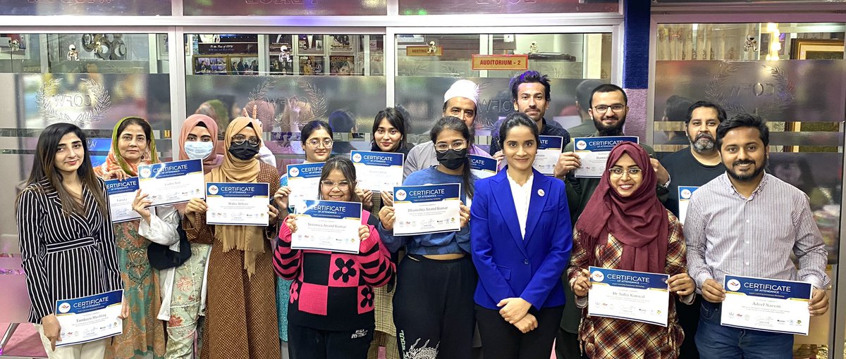 FuturisticLearn's tweet photo. Graduates of Super-Learning Workshop (March 8, 2023)
Book yourself for FREE upcoming workshop!
#karachi #awareness #workshop #freeofcost #memorydevelopment #newskills https://t.co/SIA8xMNNdH