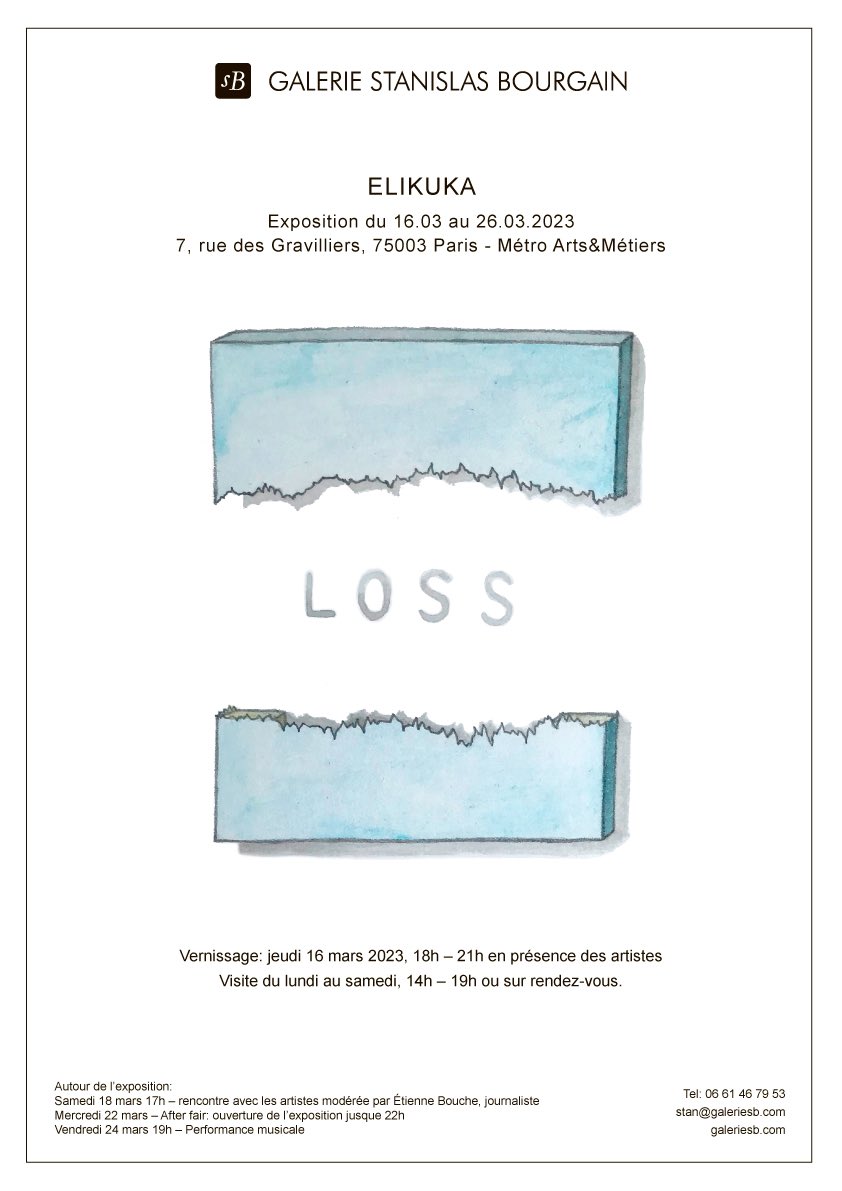 Exposition d’un duo moscovite exilé à Paris. Elikuka/Loss #artcontemporainrusse #elikuka