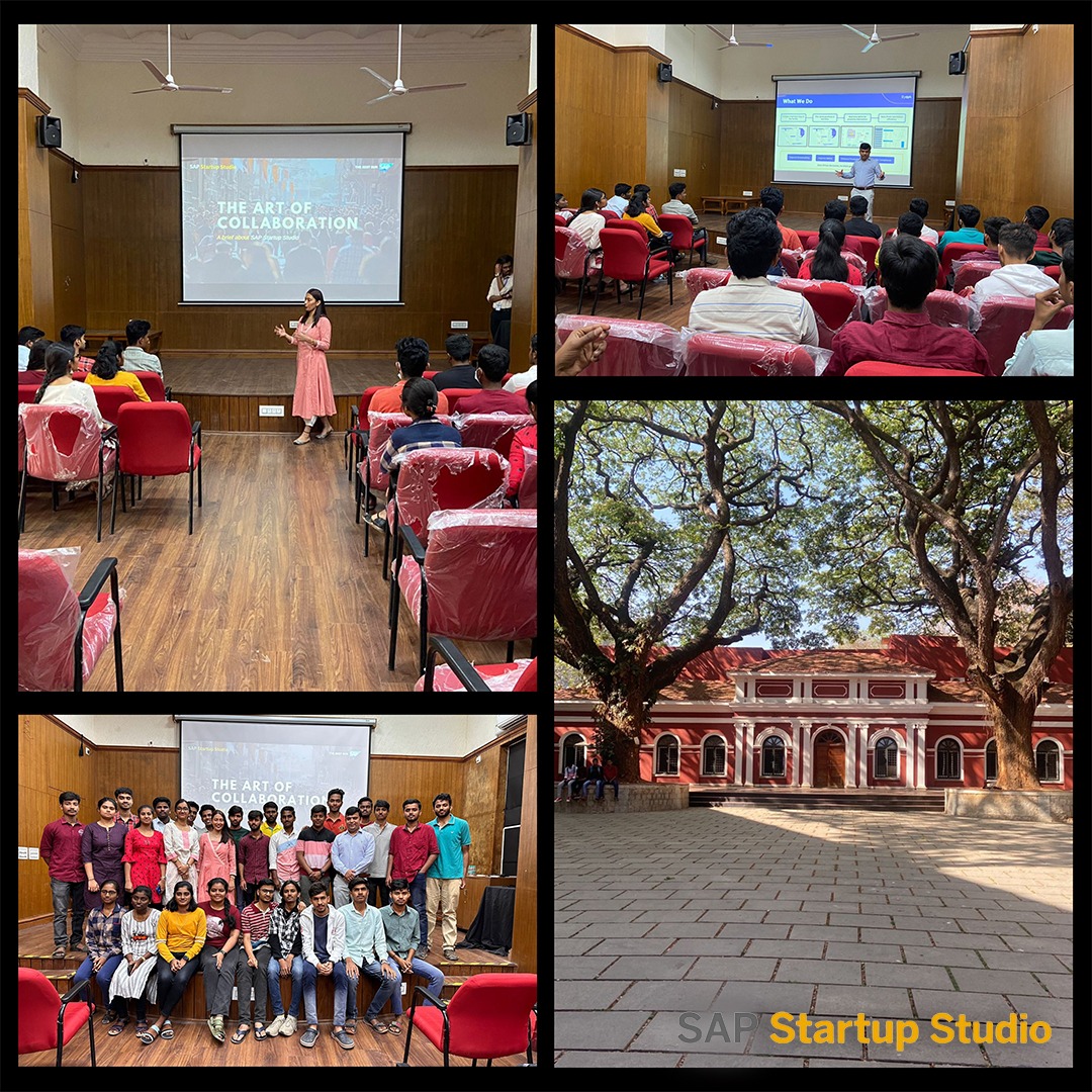 Today we had the opportunity to interact with some of the brilliant &amp; curious minds of UV College of Engineering through the SAP Startup Studio Young UpStart program in collaboration w/ REACH. Looking forward to inspire these aspiring entrepreneurs to be the leaders of tomorrow!
