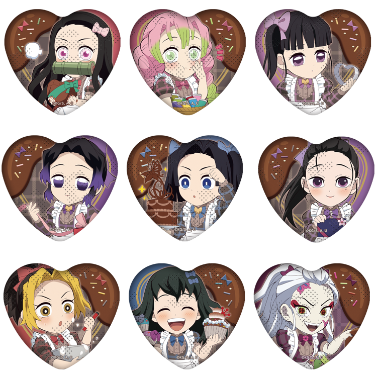 鬼滅の刃　バレンタイン2023 ランダムハート型缶バッジ 物販情報】 『鬼滅の刃 バレンタイン2023 イベント』関連の以下商品は