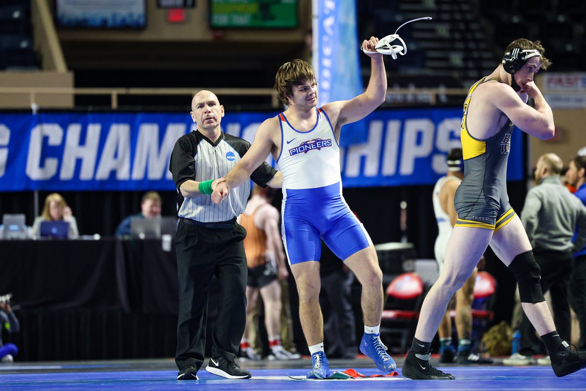 UW-Platteville Wrestling (@uwplattwrstl) on Twitter photo 🇺🇸 All-American!
6 seed Tyler Hannah pinned 3 seed Doug Byrne (Baldwin Wallace) in the Quarterfinal (6:12)! #SwingTheAxe
Next ➡️ Semifinal vs 2 seed Massoma Endene (Wartburg) at 9 am CST.
<a href="/uwplatteville/">UW-Platteville</a> <a href="/uwp_pioneers/">UW-Platteville Athletics</a> #uwp #uwplatteville #platteville <a href="/NCAADIII/">NCAA Division III</a> 🇺🇸 All-American!
6 seed Tyler Hannah pinned 3 seed Doug Byrne (Baldwin Wallace) in the Quarterfinal (6:12)! #SwingTheAxe
Next ➡️ Semifinal vs 2 seed Massoma Endene (Wartburg) at 9 am CST.
<a href="/uwplatteville/">UW-Platteville</a> <a href="/uwp_pioneers/">UW-Platteville Athletics</a> #uwp #uwplatteville #platteville <a href="/NCAADIII/">NCAA Division III</a>