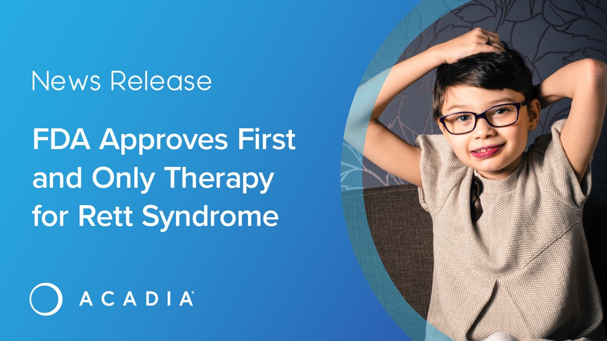 Acadia Pharmaceuticals tweet media