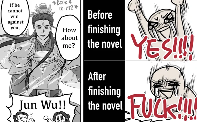 TGCF SPOILER))

Re-reading tgcf hits different… *pain*
#tgcf  #天官赐福 #HeavenOfficialsBlessing #junwu #xielian #baiwuxiang 