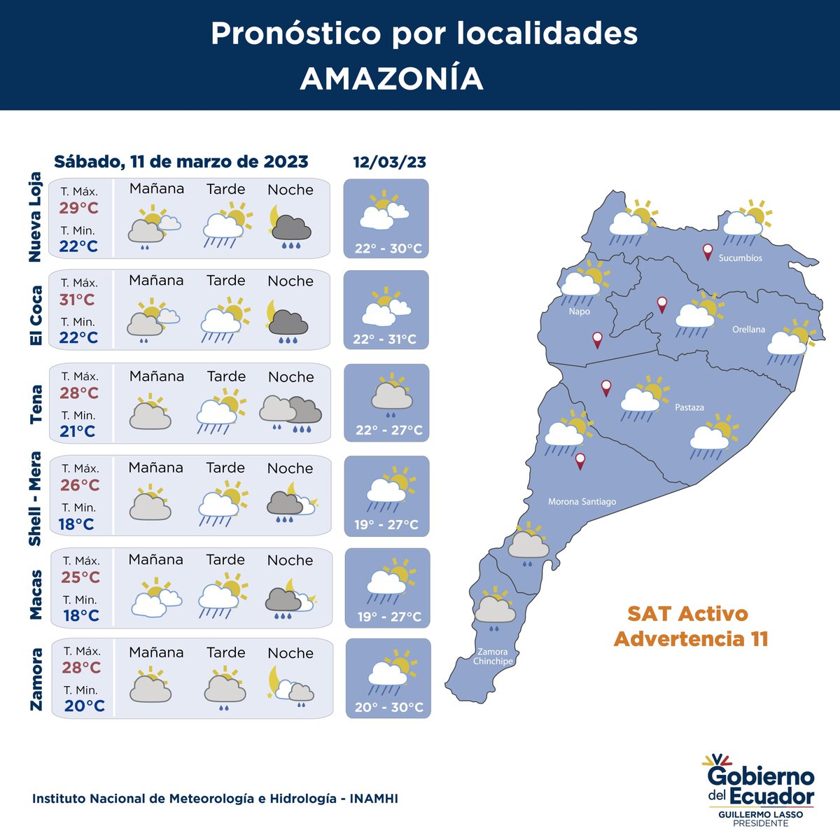 INAMHI Ecuador 🇪🇨 tweet media