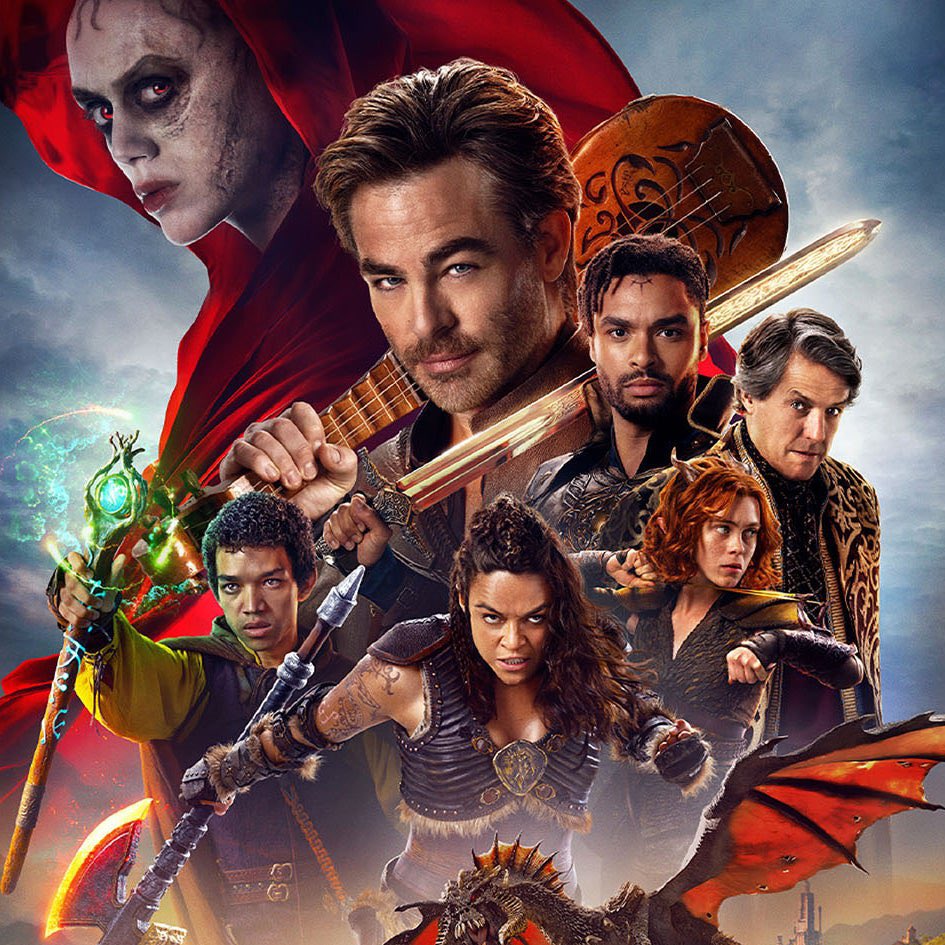 myrcellasear's tweet image. #DungeonsAndDragonsMovie was an EXPERIENCE! No need for a saving throw, because the charisma is already through the roof. (Mixing my metaphors but the point is that it’s just a fun time with a great group of people on and offscreen!) And yes, Pine is the best Chris. #DnDMovie