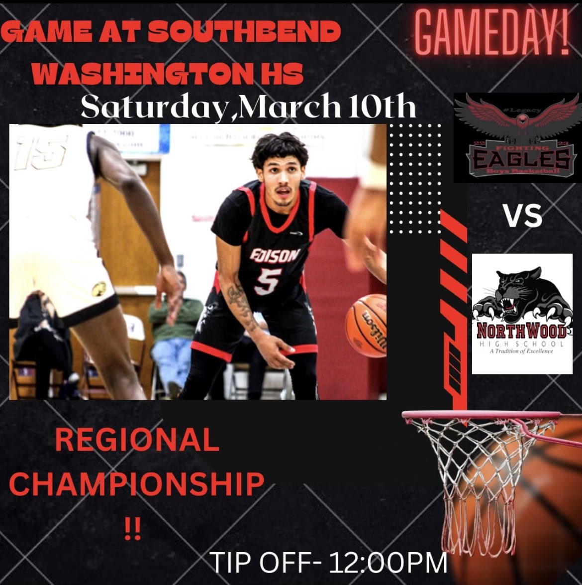 lseaglesbball's tweet photo. Don’t miss history. The Fighting Eagles travel to South Bend Washington HS tomorrow to play Northwood in the regional championship game. 12:00 pm central time tip off. #EaglePride #Legacy 

https://t.co/KPcWRdnB6Z https://t.co/z9nqsYFIvf