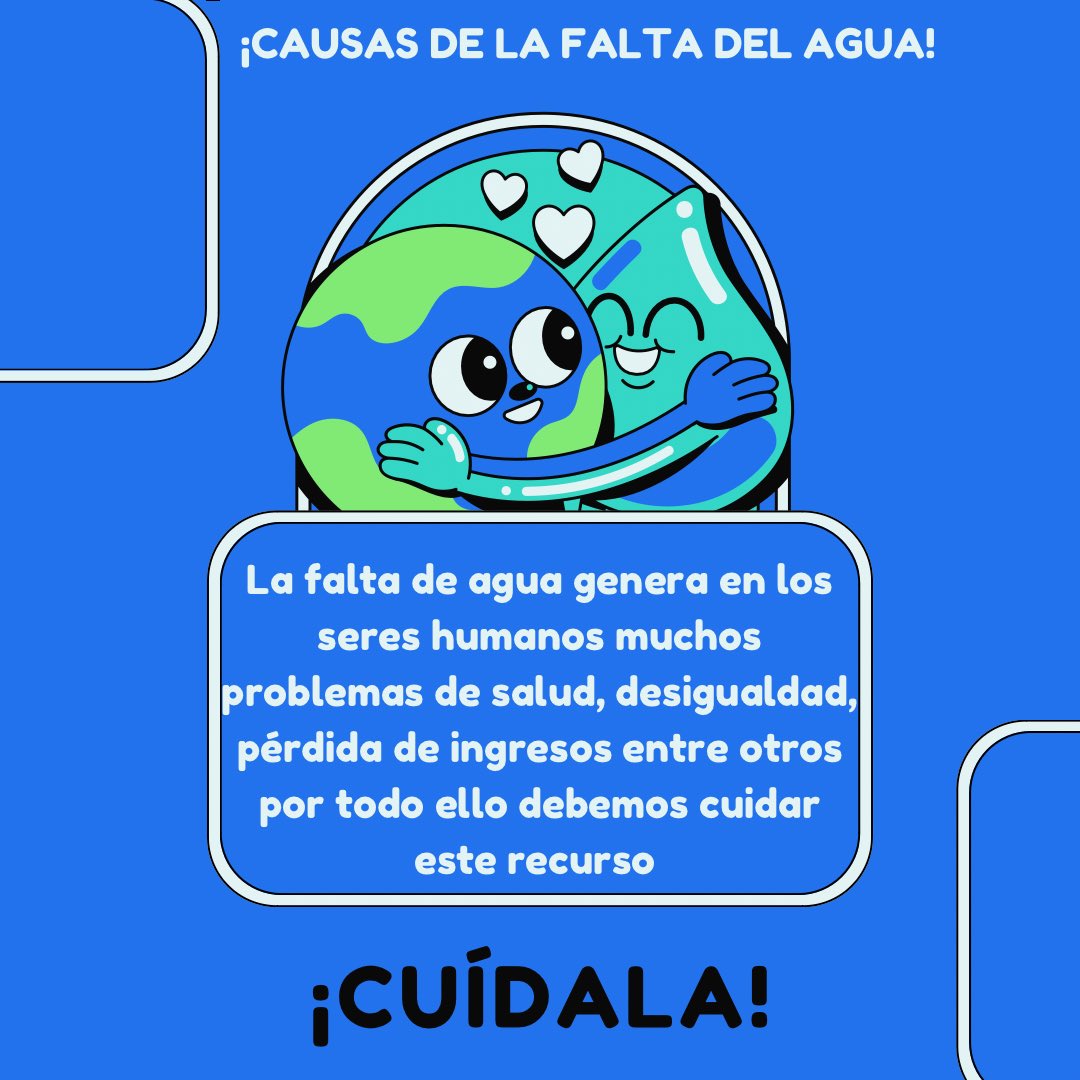 Cuidemos_'s tweet photo. Les compartimos sobre las causas de la falta del agua #cuidemoselagua https://t.co/iQkUe1IQrj