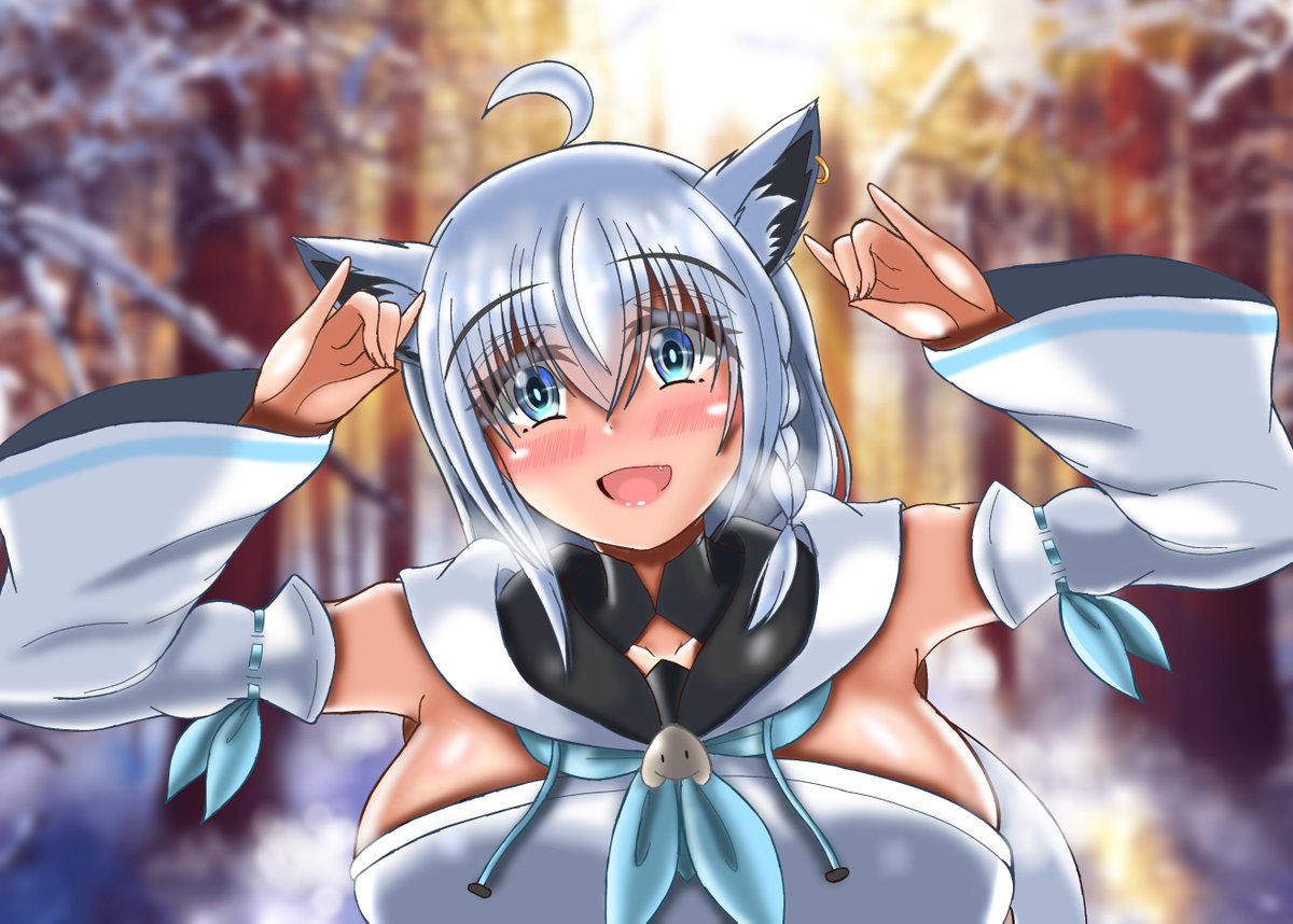 白上フブキちゃん
かわいい 