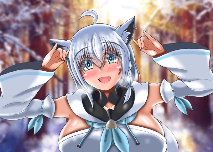 白上フブキちゃんかわいい 