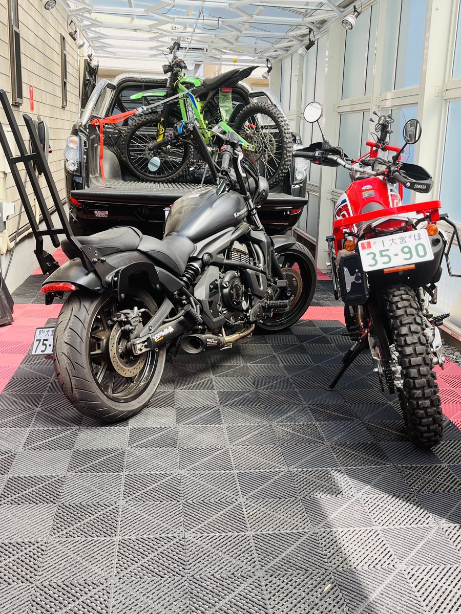 rikimaruwash's tweet image. うーむ。日本絶景10輪。

#トライトン
#セロー250
#VulcanS