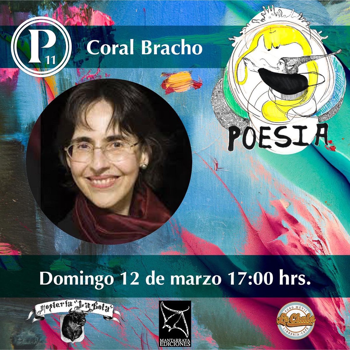 Durante 11 años hemos llevado a cabo el festival cultural independiente más relevante de la Ciudad de México. Este año, tendrá lugar el 11 y 12 de marzo, de 13 a 21 hrs, en San Jerónimo (frente al número 40) Centro Histórico. Este domingo, la magnífica Coral Bracho con nosotros.