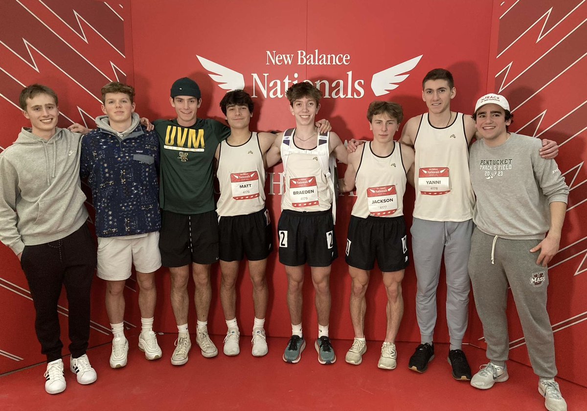 Congrats to Jackson, Braeden, Matthew and Yanni for breaking the school record for Sprint Medley Relay at NBNationals tonight <a href="/PentucketHS/">Pentucket Regional High School</a>