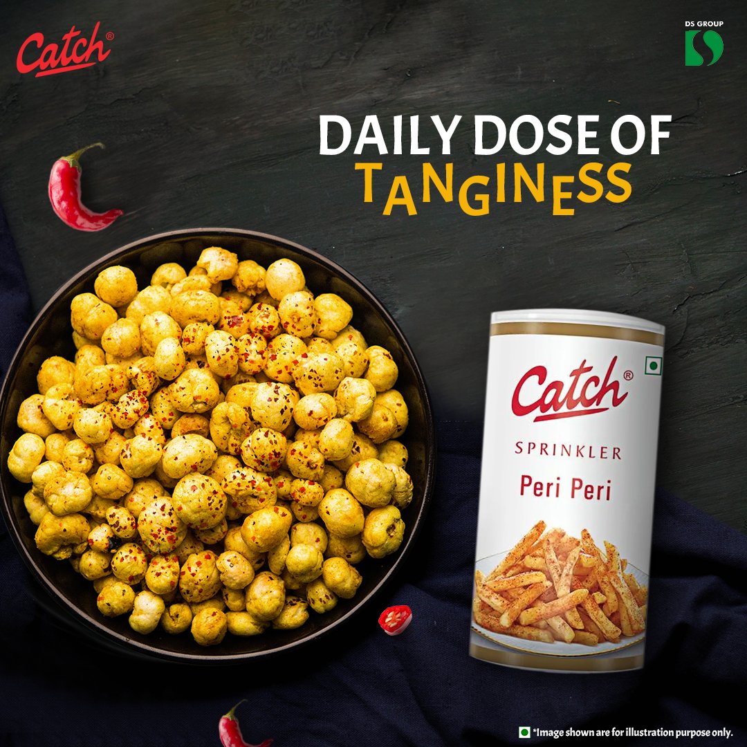 catch_foods's tweet photo. Sprinkle the tanginess of Catch Peri Peri 
Masala and make your snacktime tastier, spicier &amp; better!
#KyunkiKhanaSirfKhanaNahiHota

#CatchFoods #IndianFood #Cooking #Craving #Food #PeriPeri #CatchPeriPeri #Makhana https://t.co/3FwvdwUFGL