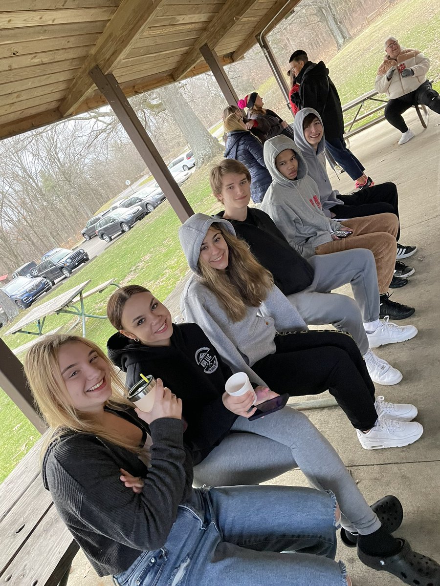 Senior Sunrise! ❤️🖤 It was great to see so many smiling faces. #classof2023