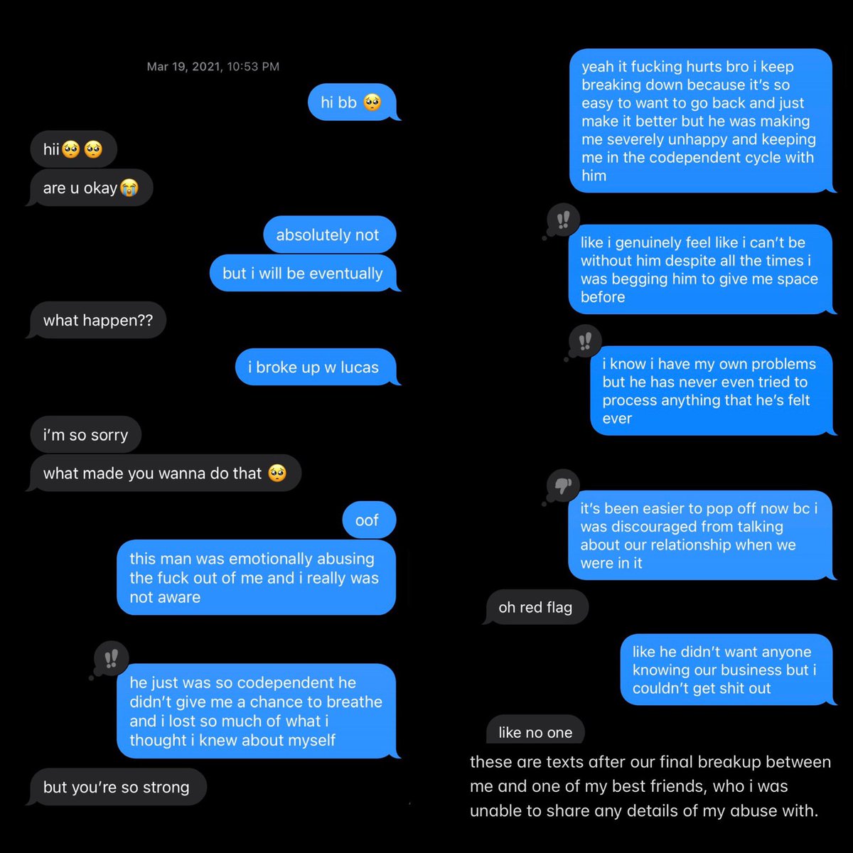 tinylibra98's tweet photo. thread: 

TW: mention/description of sexual assault/r*pe

further details outlining abuse i faced with Neon Prayers/Lucas Morelli https://t.co/oA8VADCaaB