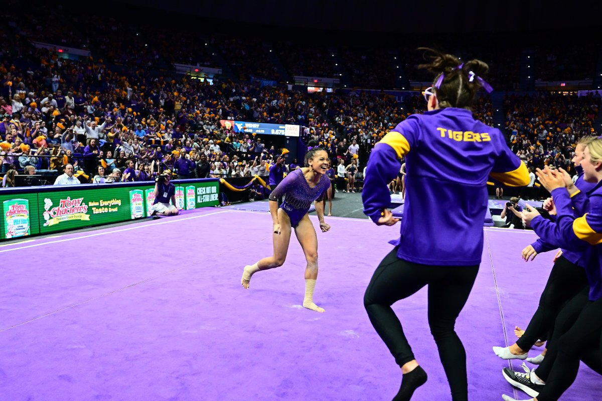 LSU Gymnastics on Twitter "THREE PERFECT SCORES. ONE MEET. NEVER